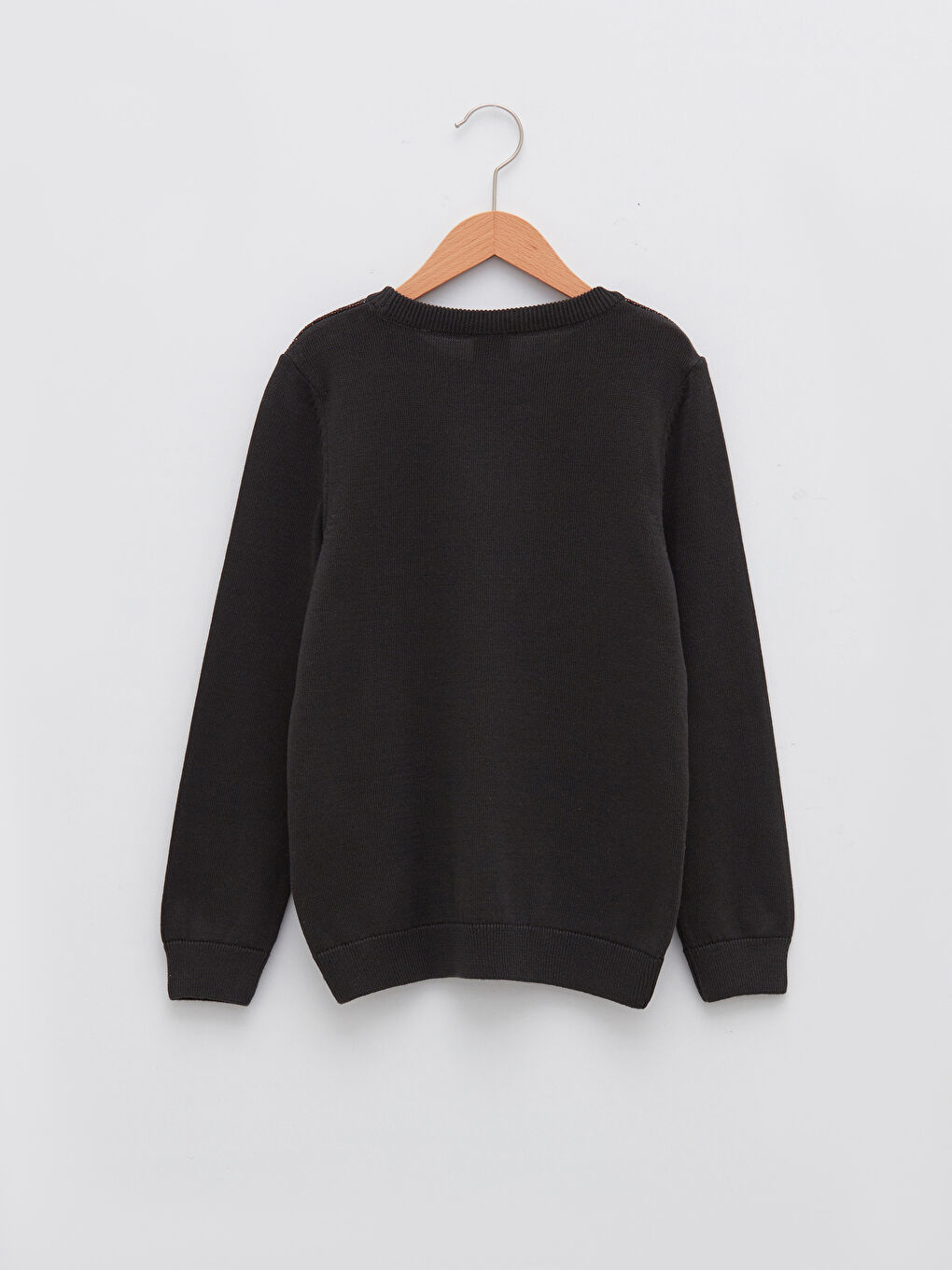 LCW Kids Crew Neck Patterned Long Sleeve Boy Thin Tricot Sweater -W15916Z4-LE0