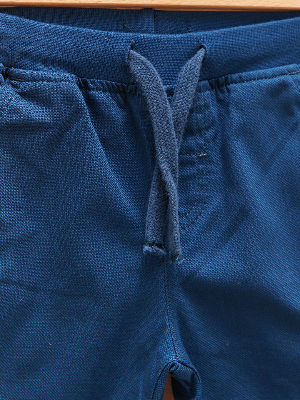 Elastic Waist Basic Gabardine Baby Boy Jogger Pants-1