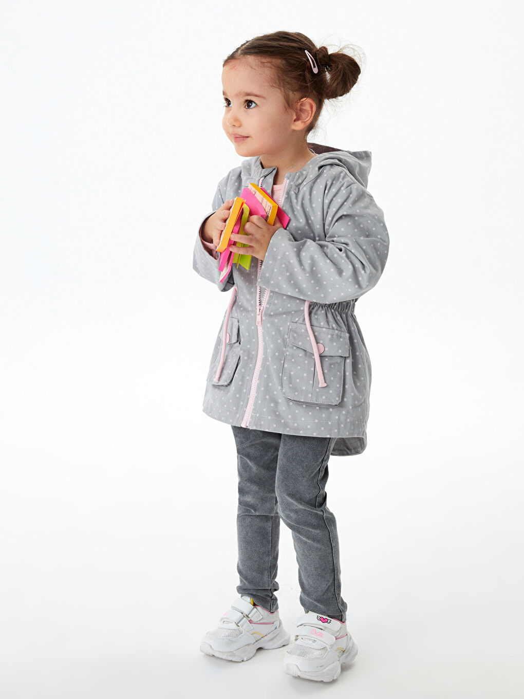 LCW baby Basic Elastic Waist Tights For Baby Girl Jean Look -W15973Z1-326