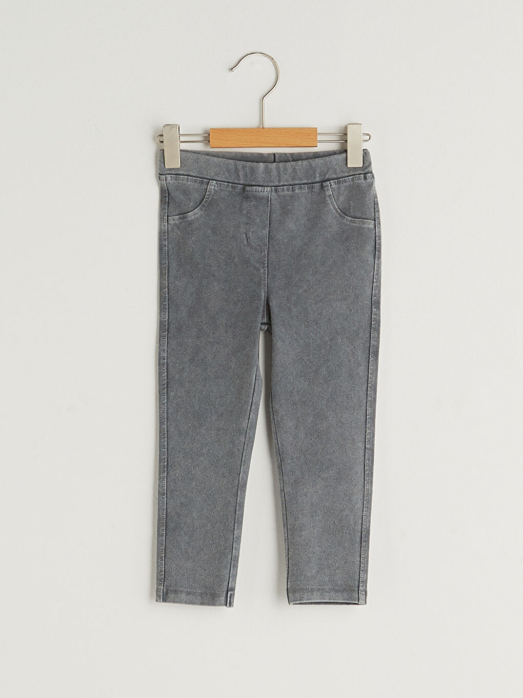 LCW baby Basic Elastic Waist Tights For Baby Girl Jean Look -W15973Z1-326
