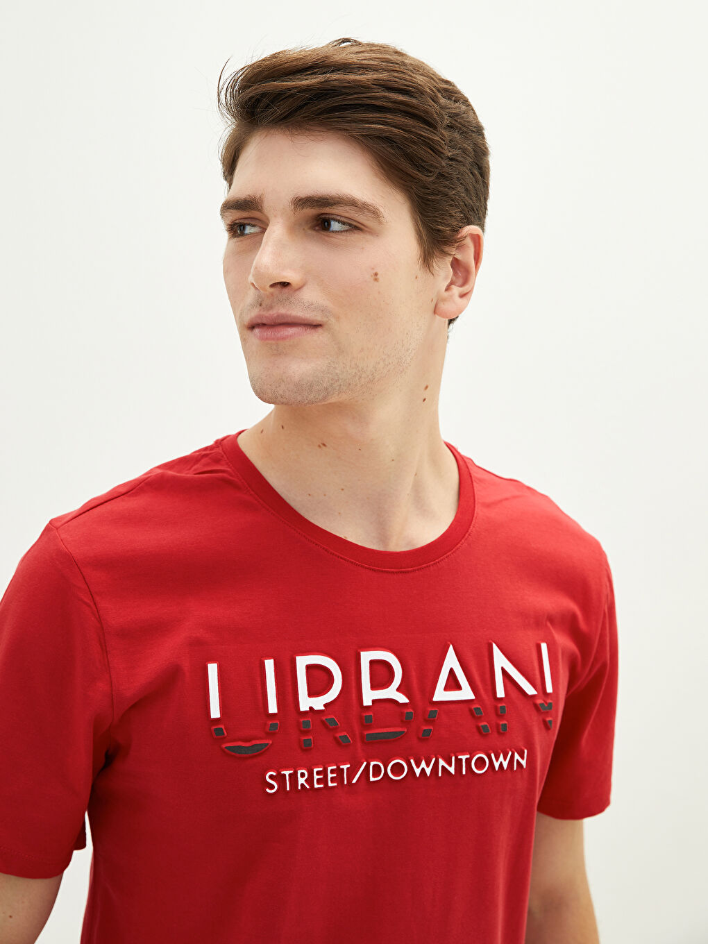 Lacivert Standart Kalıp Baskılı Erkek Pijama Takımı-3