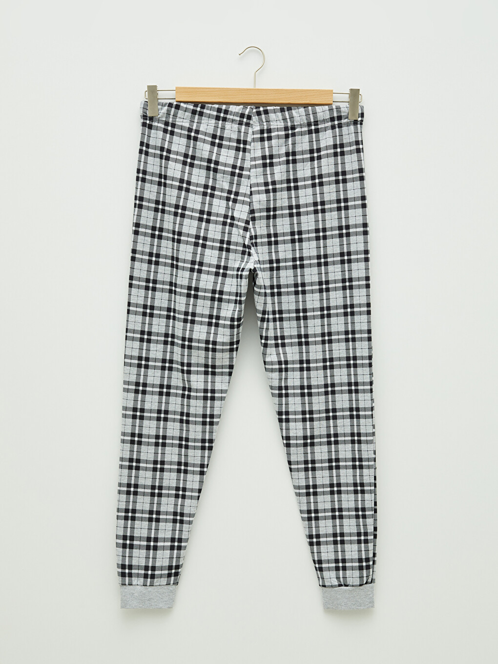 Slim Fit Plaid Men's Pajamas Set-9