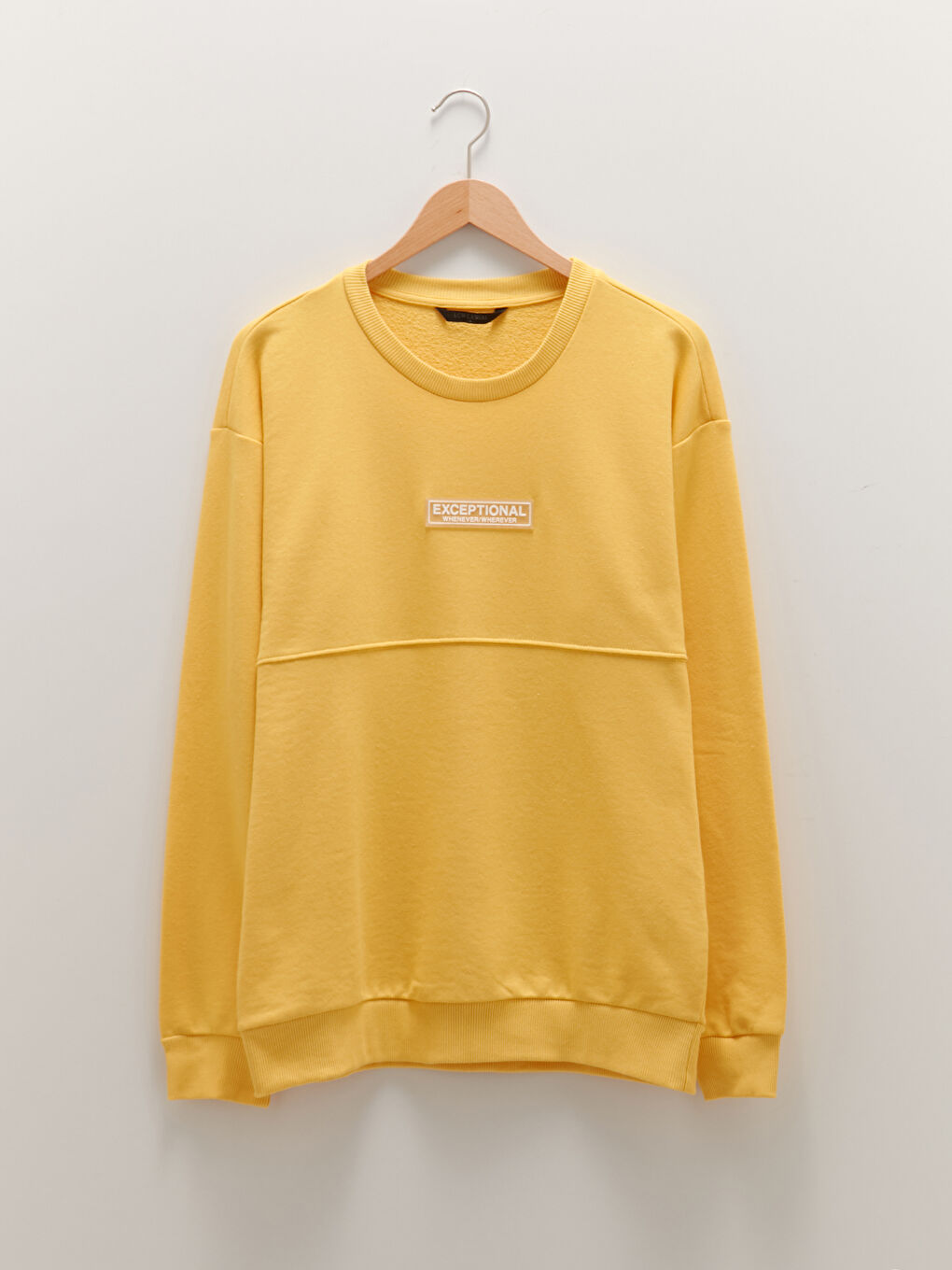 Crew Neck Long Sleeve Printed Men's Sweatshirt-5