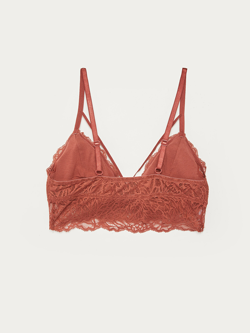 Wireless Underwire Bralette With Lace Detail-1