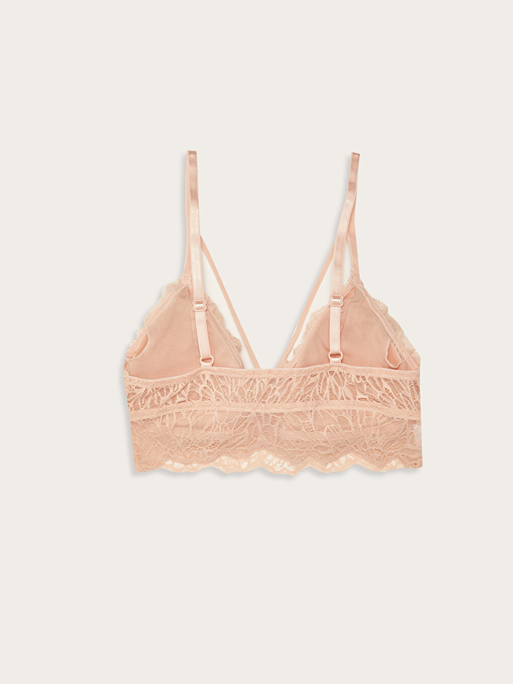 Wireless Underwire Bralette With Lace Detail-1