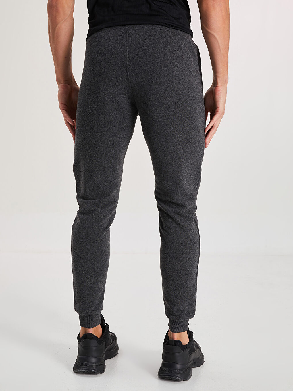 ерлерге арналған тар пішім джоггер спорттық шалбары-14