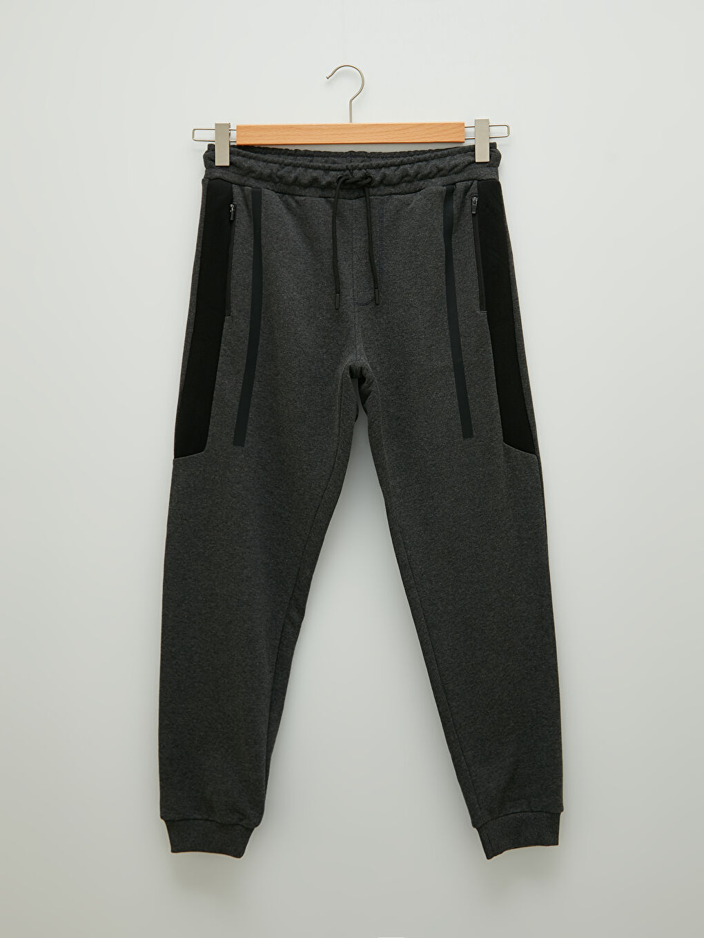 ерлерге арналған тар пішім джоггер спорттық шалбары-15