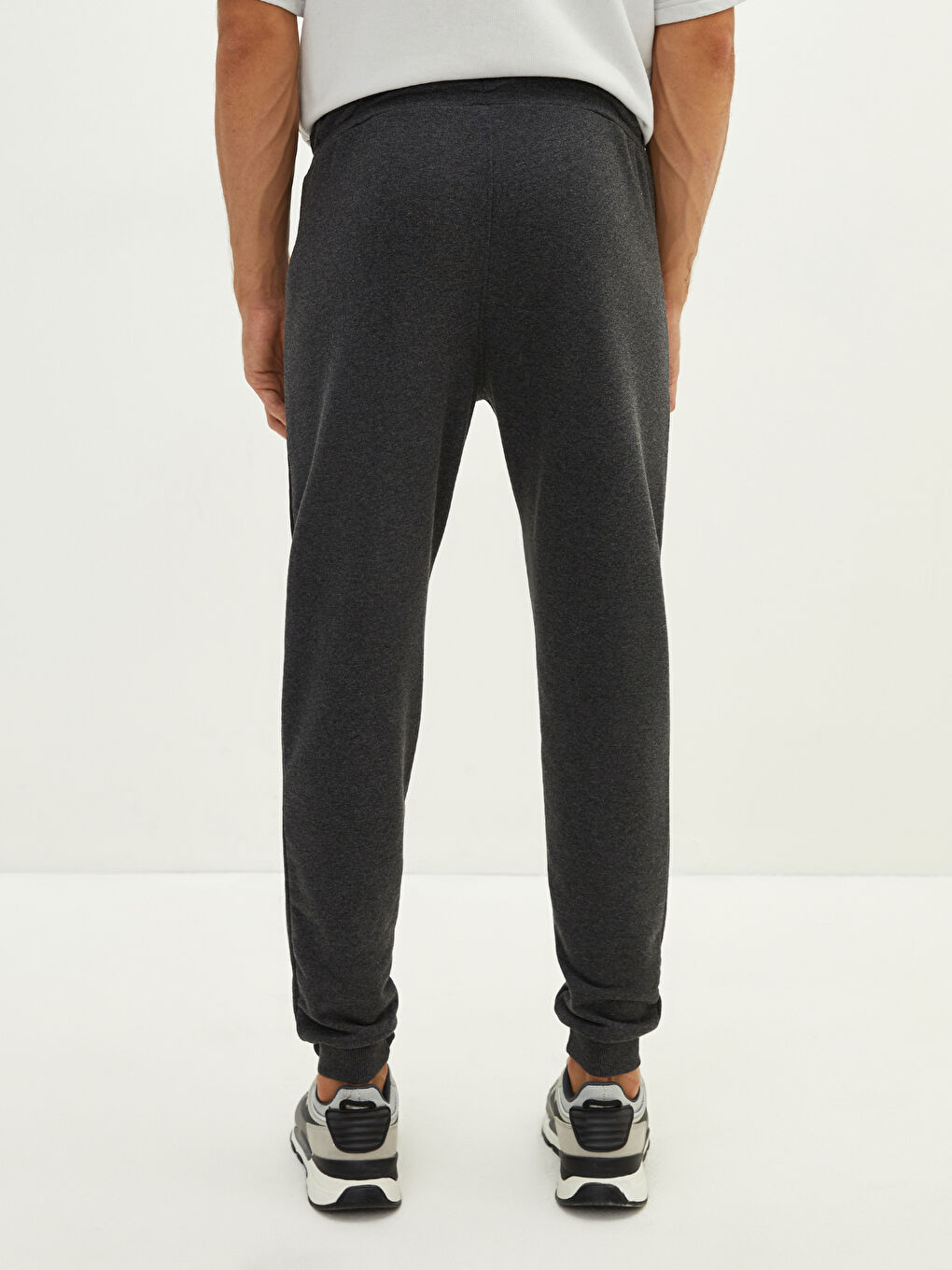 ерлерге арналған тар пішім джоггер спорттық шалбары-12