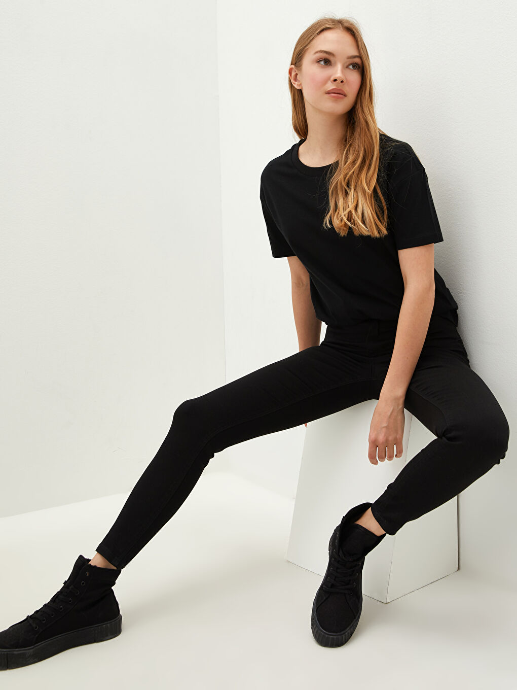LCW Jeans High Waisted Jupiter Super Skinny Fit Women's Jeans -W16067Z8-327