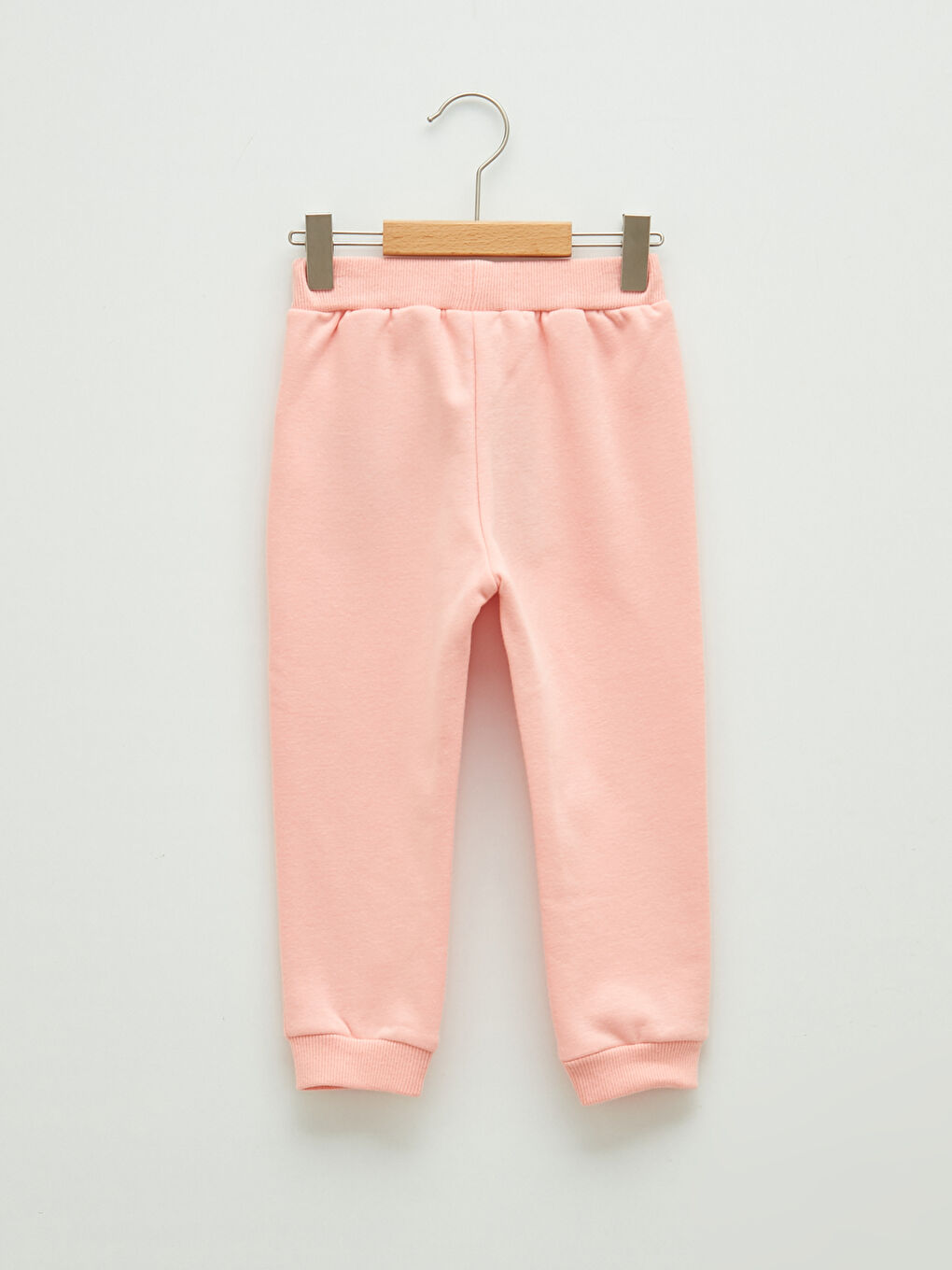 Elastic Waist Basic Baby Girl Jogger Sweatpants-1
