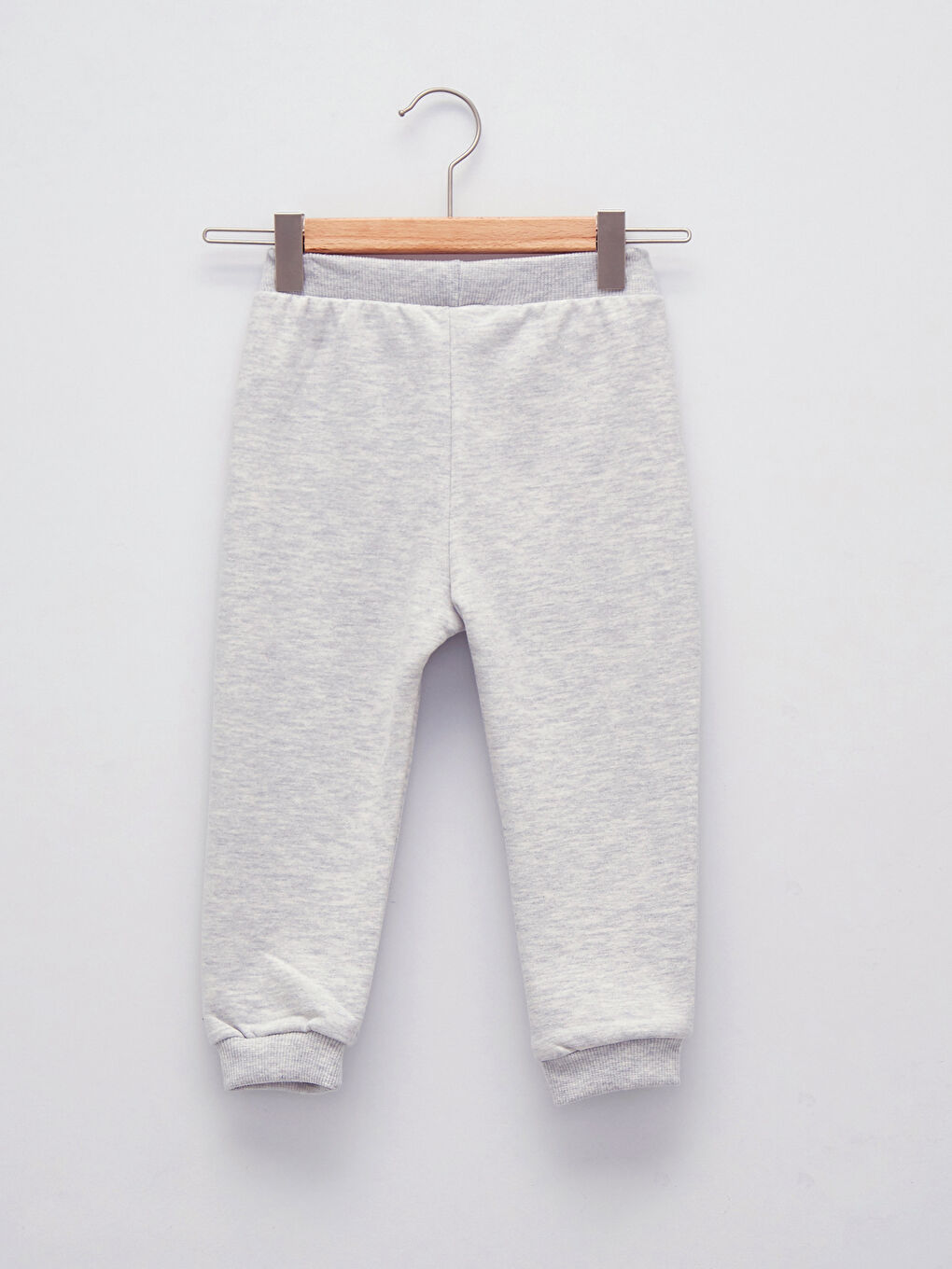 Elastic Waist Basic Baby Girl Jogger Sweatpants-1