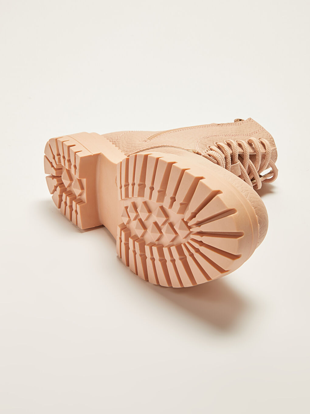 Женские ботинки из искусственной кожи со шнуровкой-9