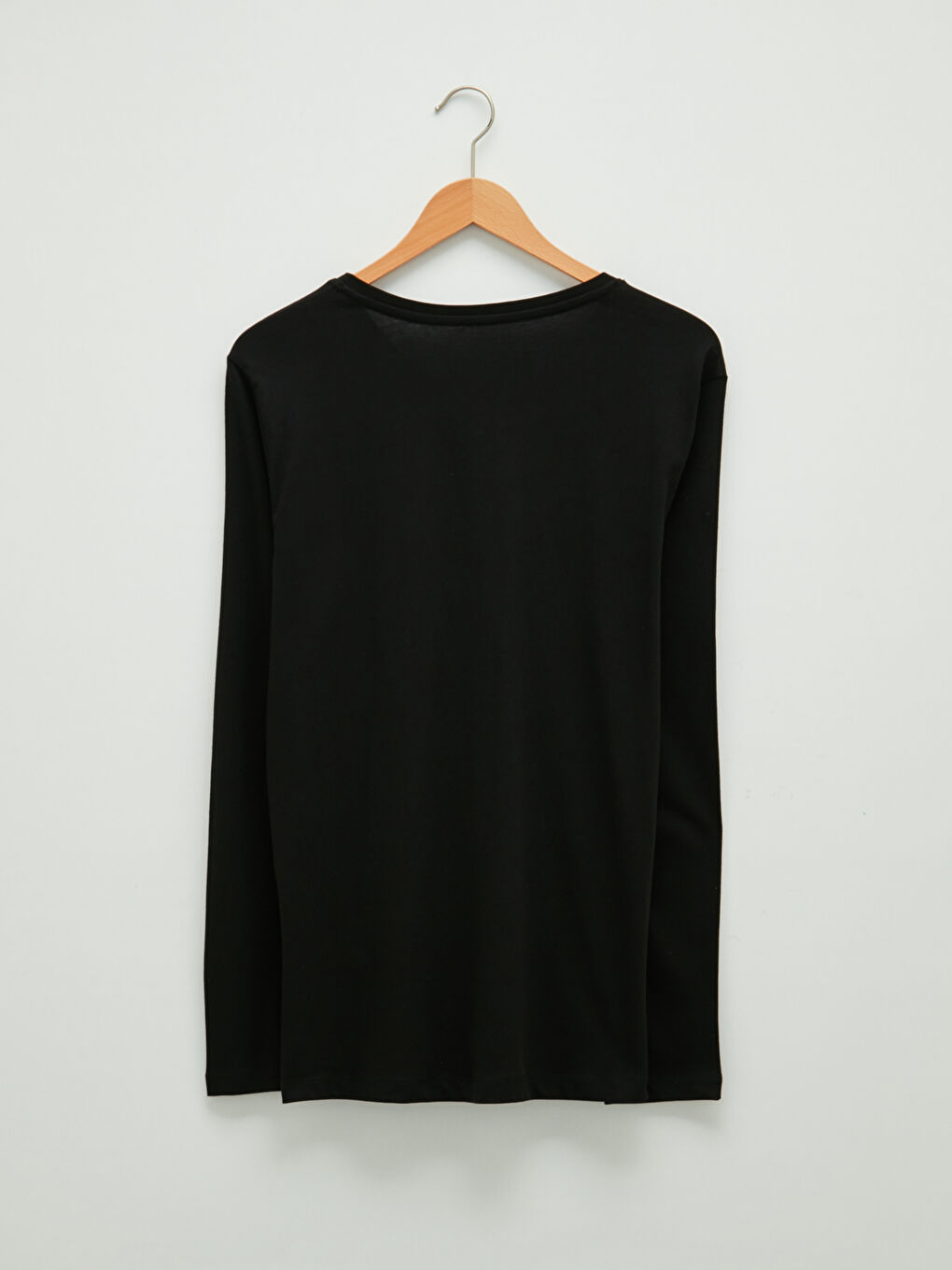 فانلة داخلية قطن كم طويل ياقة V للرجال-6