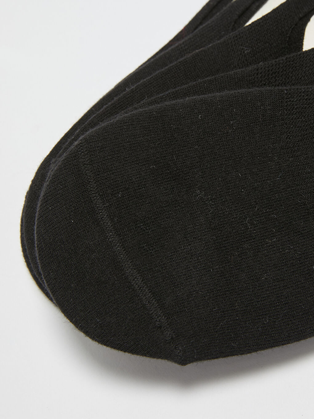 Siyah Düz Erkek Babet Çorap 5'li-2