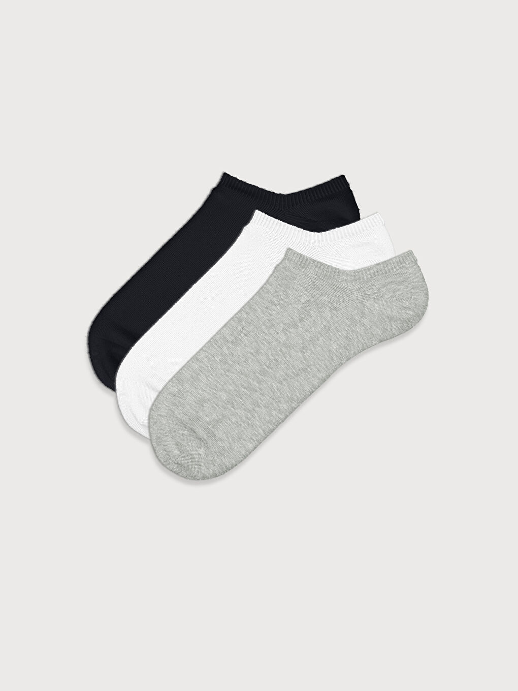 Karışık Erkek Sneaker Çorap 3'lü-3