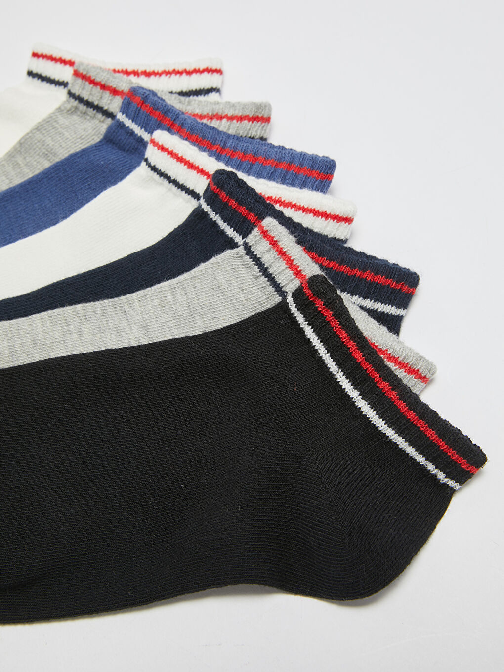 Chaussettes d'entraînement Rayées pour Hommes Lot de 7 pièces-2