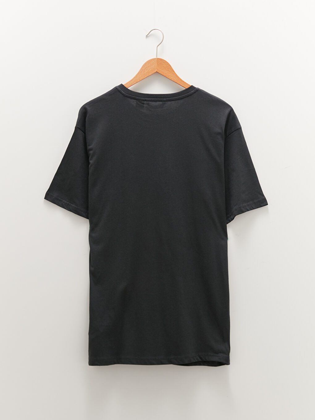 Crew Neck Short Sleeve Printed Combed Cotton Men's T-shirt-5