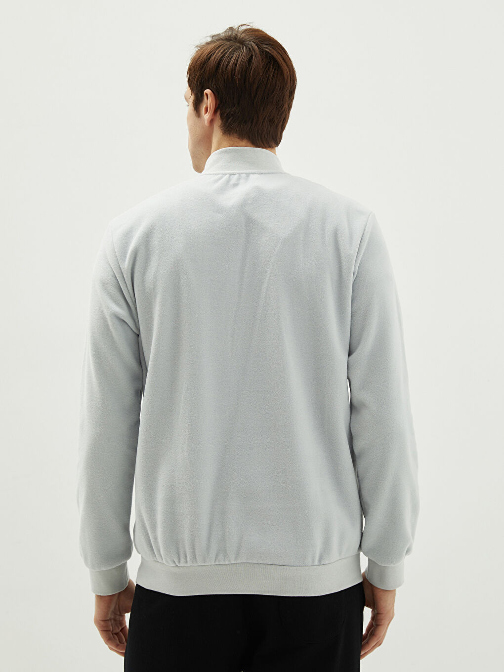 Hanorac pentru Bărbați Imprimat cu Mânecă Lungă și Guler Tip Pâlnie-4