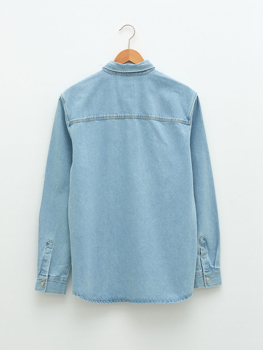 İndigo Standart Kalıp Erkek Jean Ceket-7