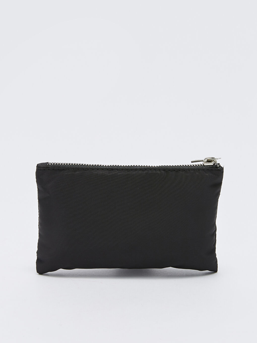 Siyah Slogan Baskılı Kadın Cüzdan-4