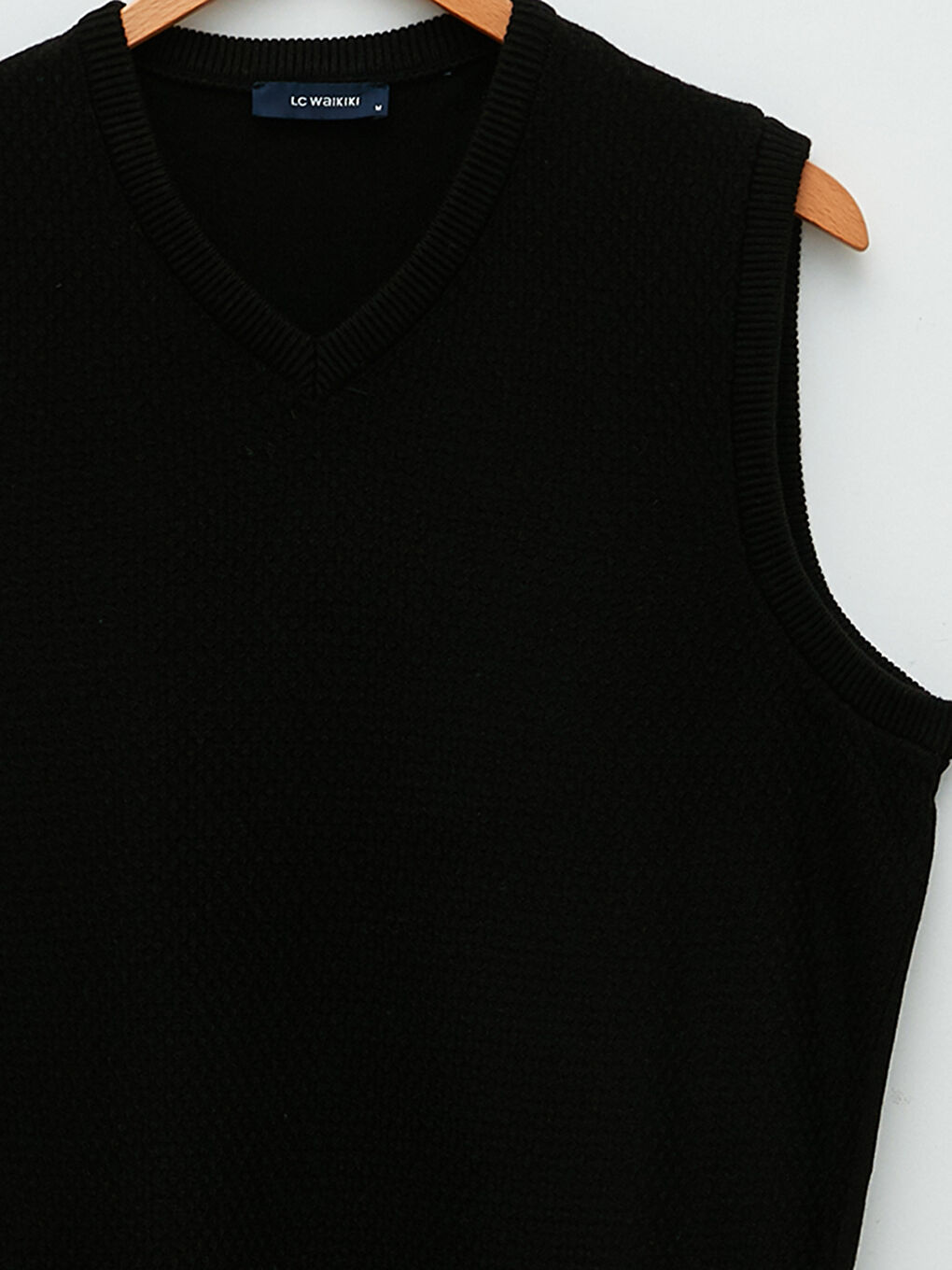 Vesta Pulover Dreaptă fără Mâneci cu Decolteu în V pentru Bărbați-7