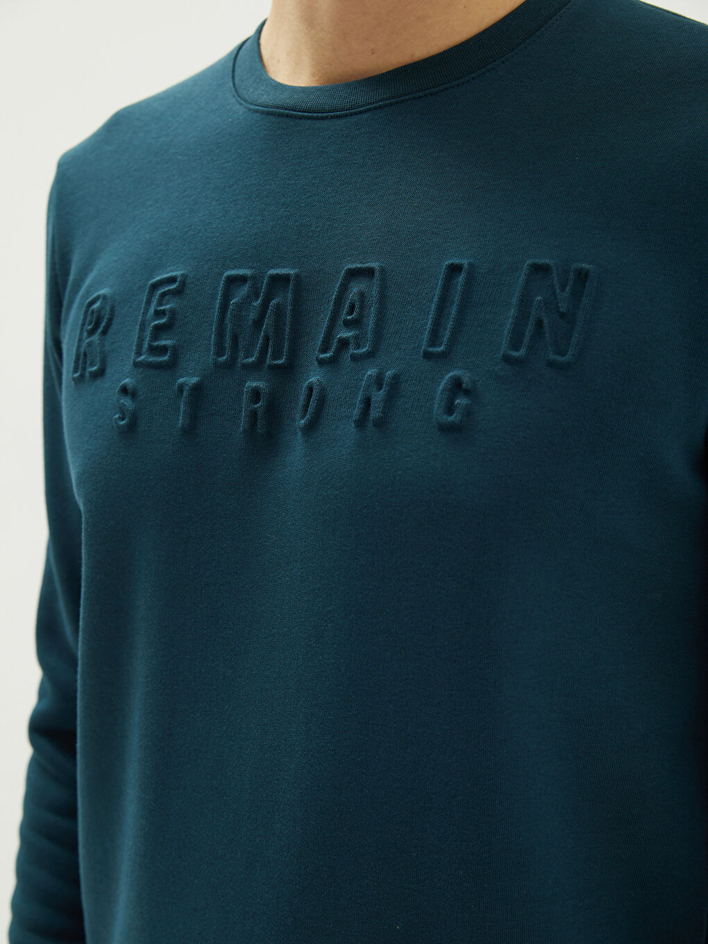 Crew Neck Long Sleeve Printed Men's Sweatshirt-3