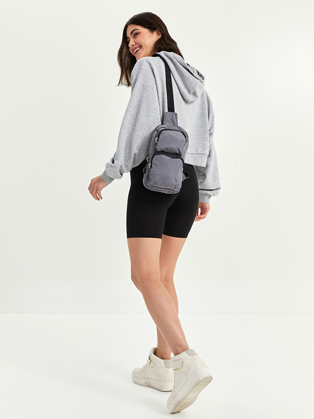 Рюкзак и сумка через плечо из парашютной ткани для женщин-2