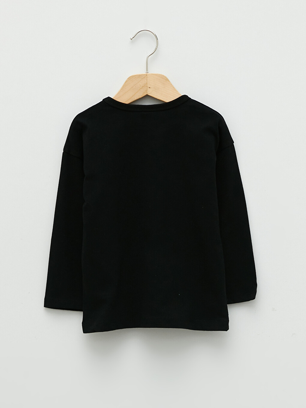 Crew Neck Long Sleeve Basic Baby Boys' T-shirt-1