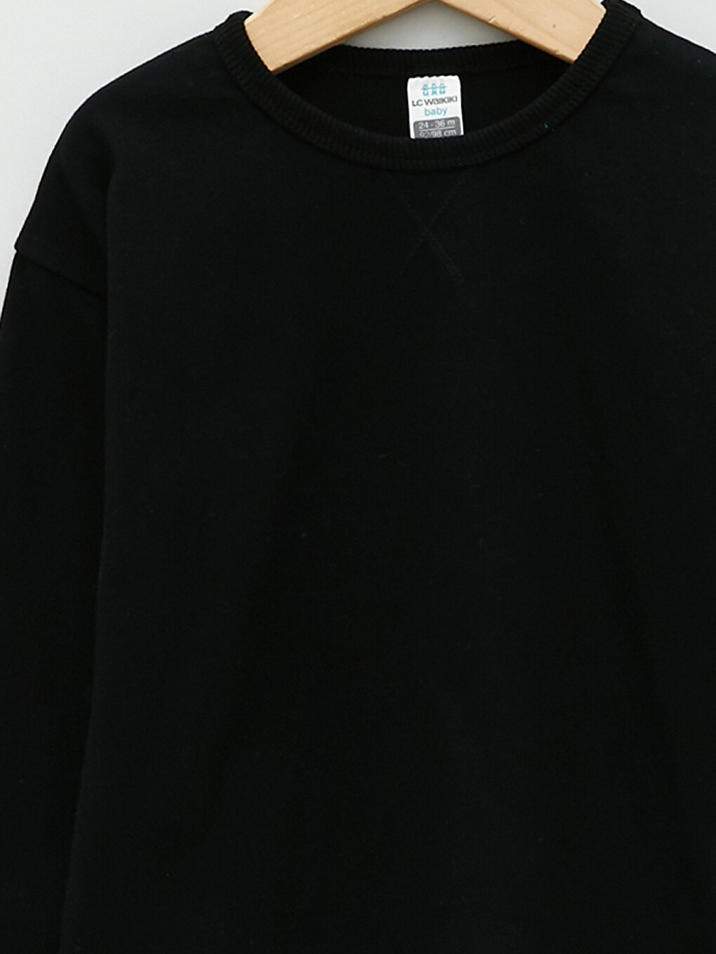 Crew Neck Long Sleeve Basic Baby Boys' T-shirt-2