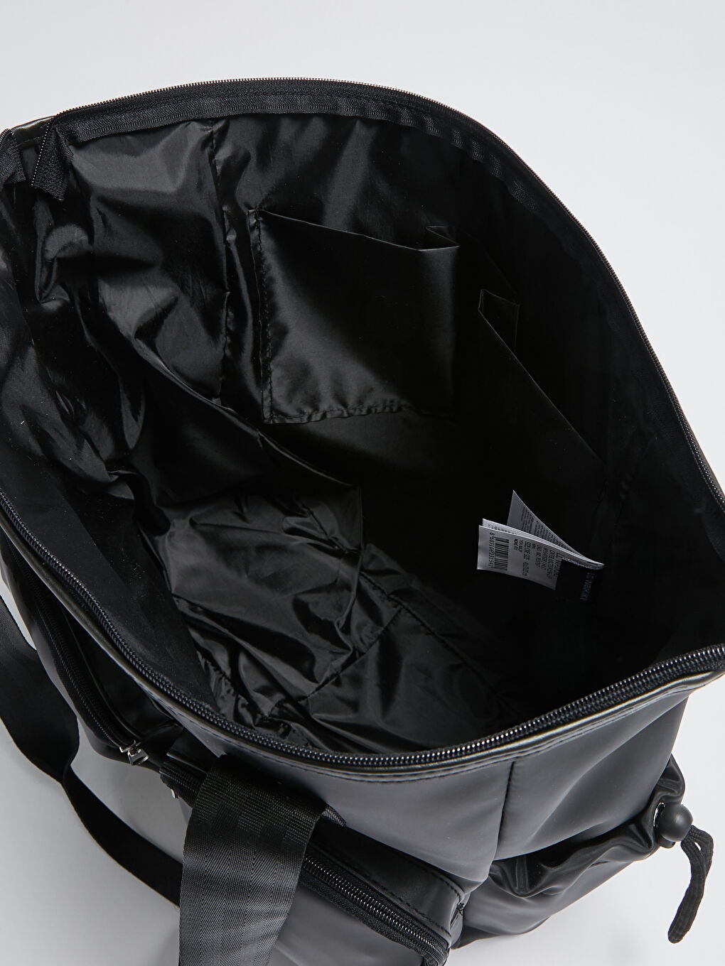 Siyah Deri Görünümlü Aktif Spor Kadın Kol Çantası-9