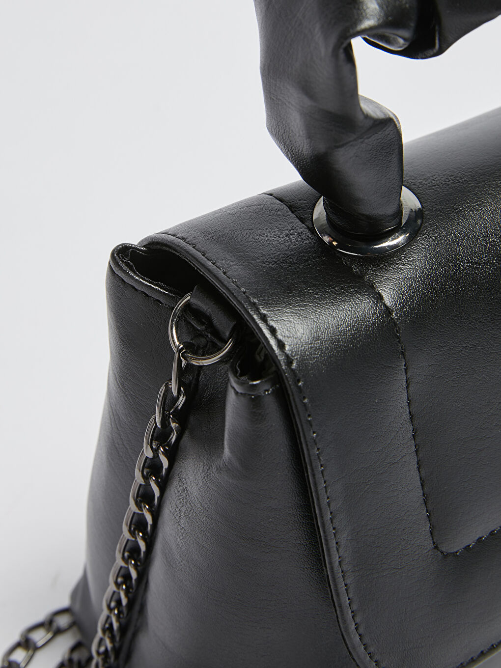 Leather-Look Women's Crossbody Bag-2