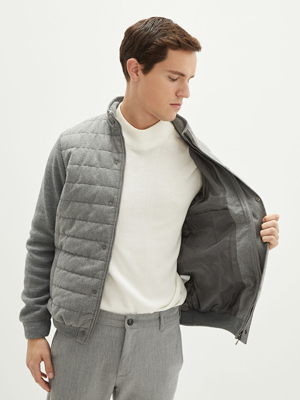 Muški Trikotažni Kaput Standardnog Kroja-1