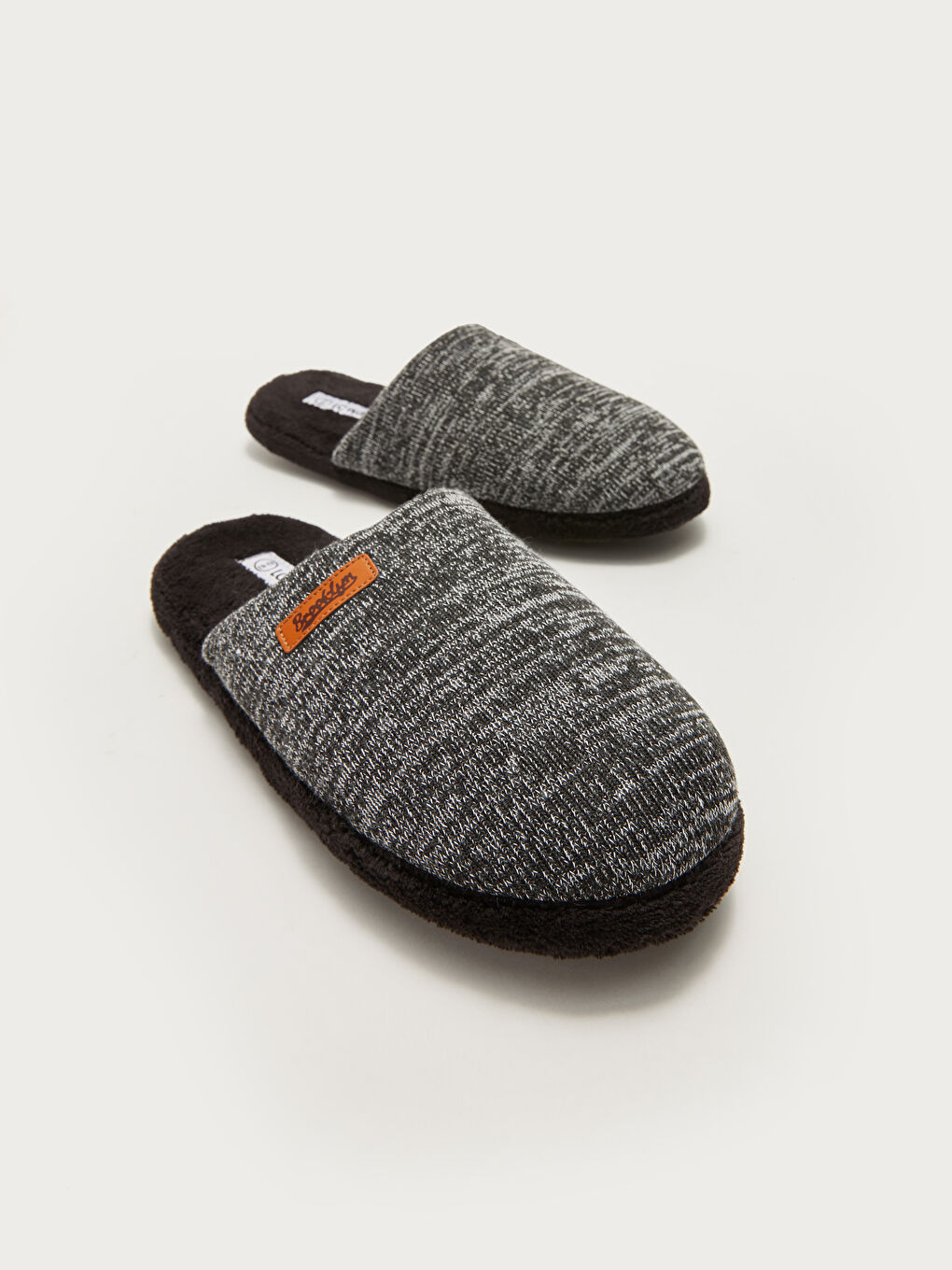 LCW STEPS Chaussons de maison pour hommes à devant fermé doublés en tricot -W16639Z8-CWN
