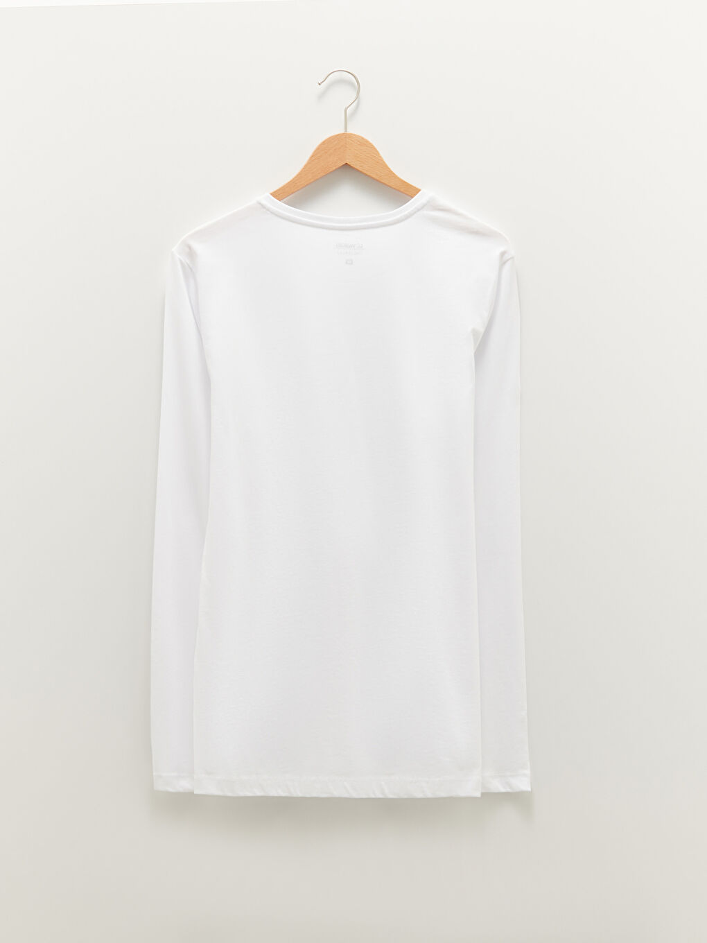 Crew Neck Long Sleeve Cotton Men's Undershirt-6