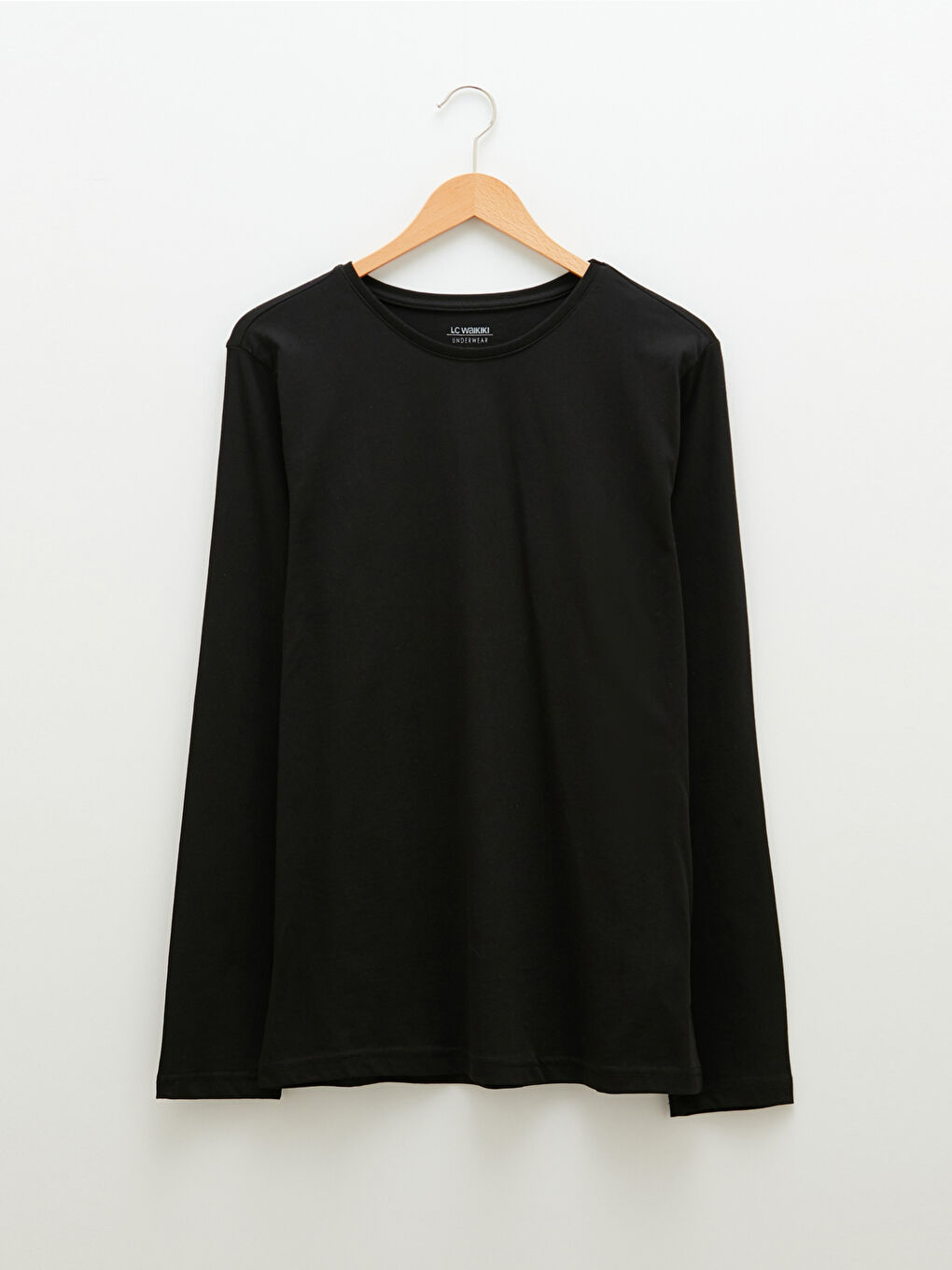 Sous-vêtement pour Hommes en Coton à Manches Longues et Col Rond-3