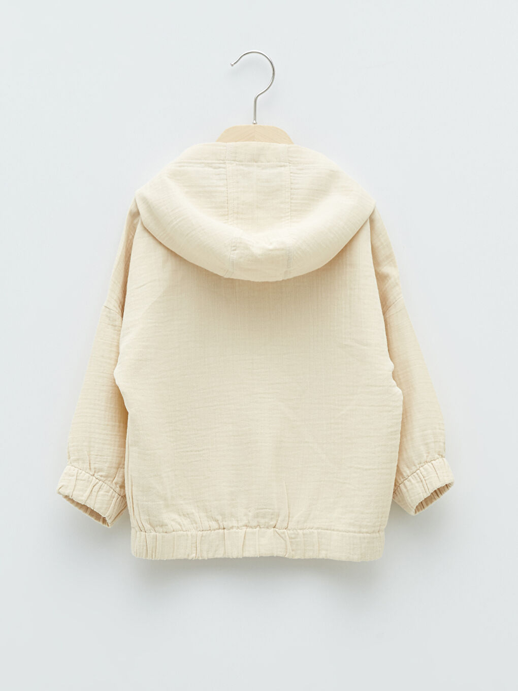 Hooded Long Sleeve Cotton Baby Boy Shirt-1