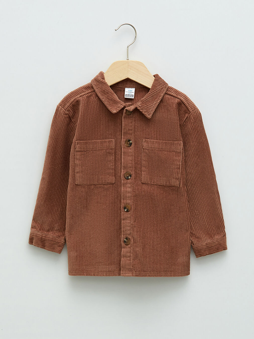 Chemise Basique en Coton à Manches Longues Pour Bébé Garçon.