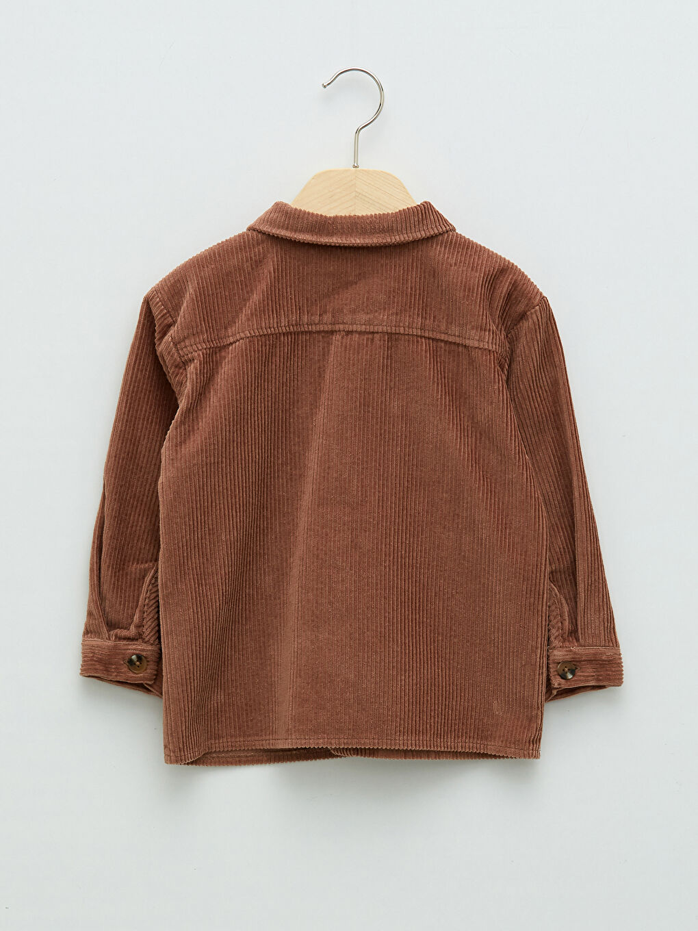 Chemise Basique en Coton à Manches Longues Pour Bébé Garçon.-1