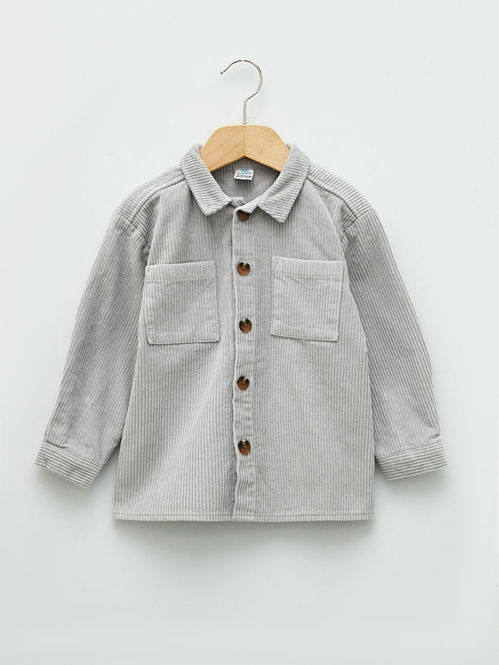 Chemise Basique en Coton à Manches Longues Pour Bébé Garçon.-3