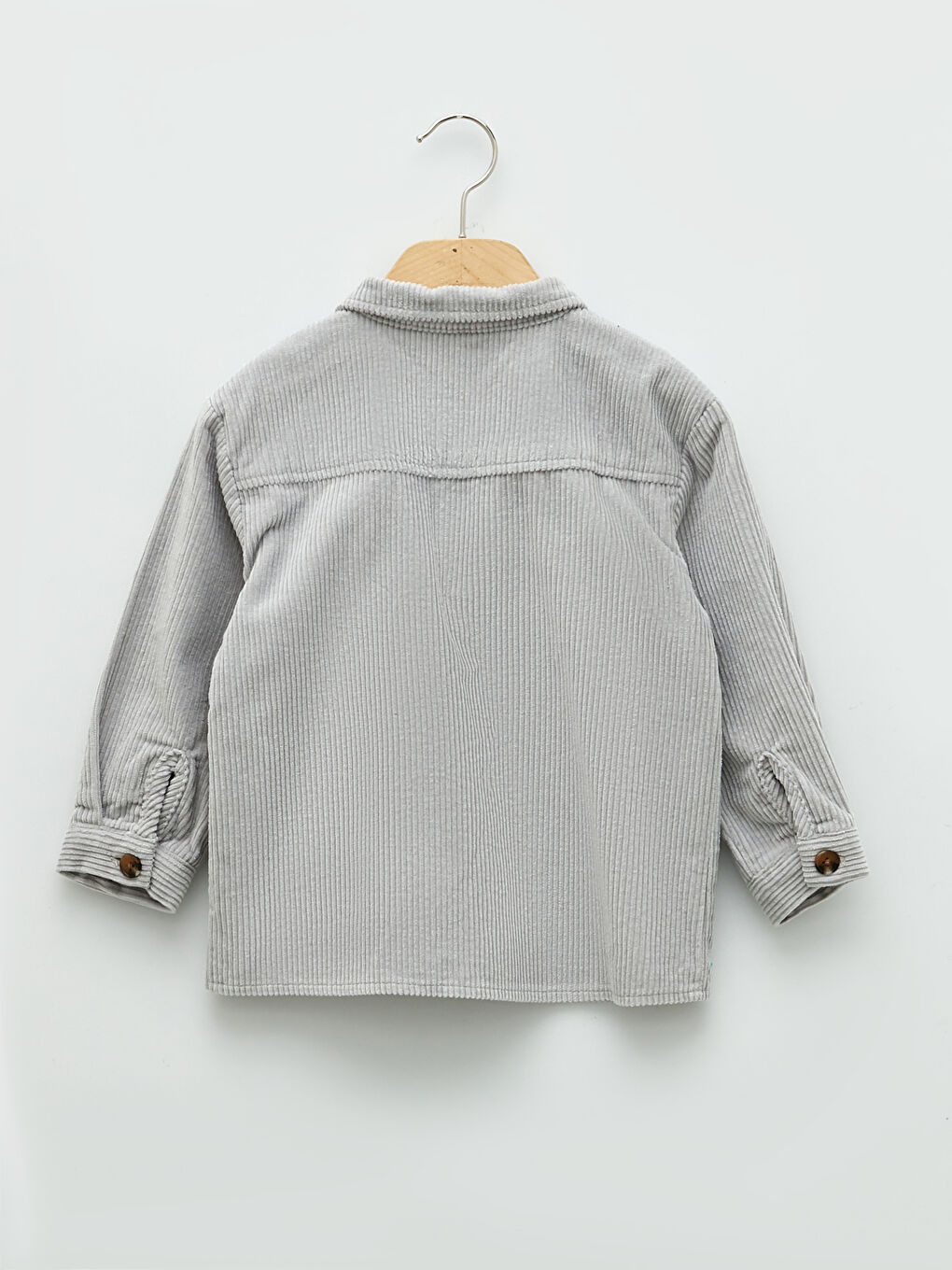 Chemise Basique en Coton à Manches Longues Pour Bébé Garçon.-4