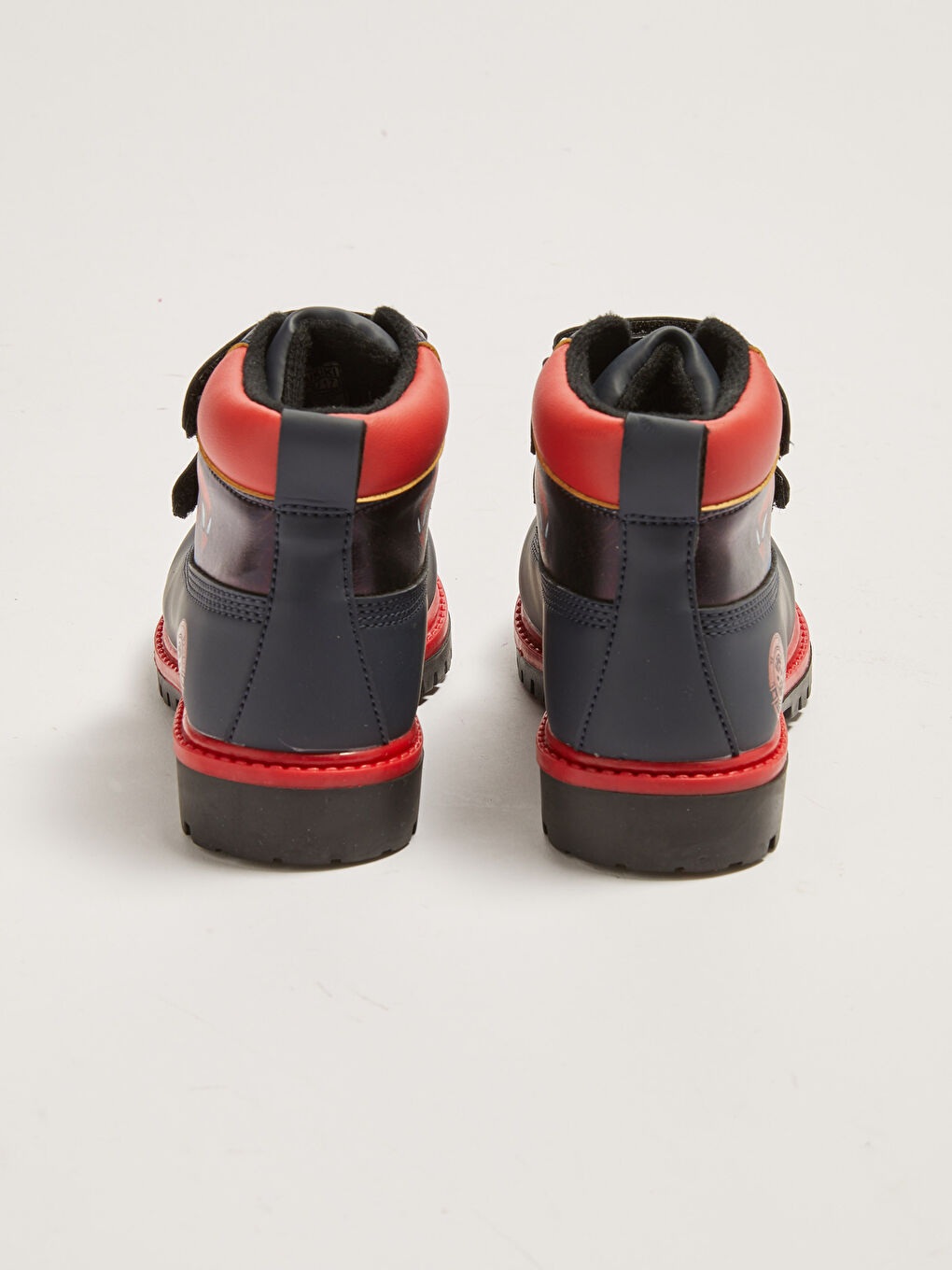 Lacivert Spider-Man Lisanslı Cırt Cırtlı Erkek Çocuk Bot-4