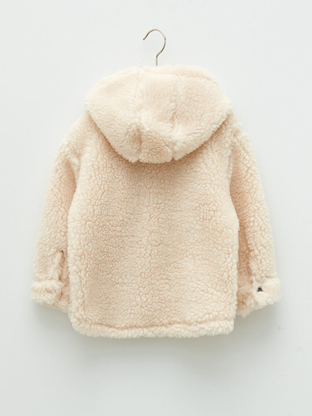 Chemise Basique à Capuche Manches Longues en Peluche pour Bébé Garçon-1