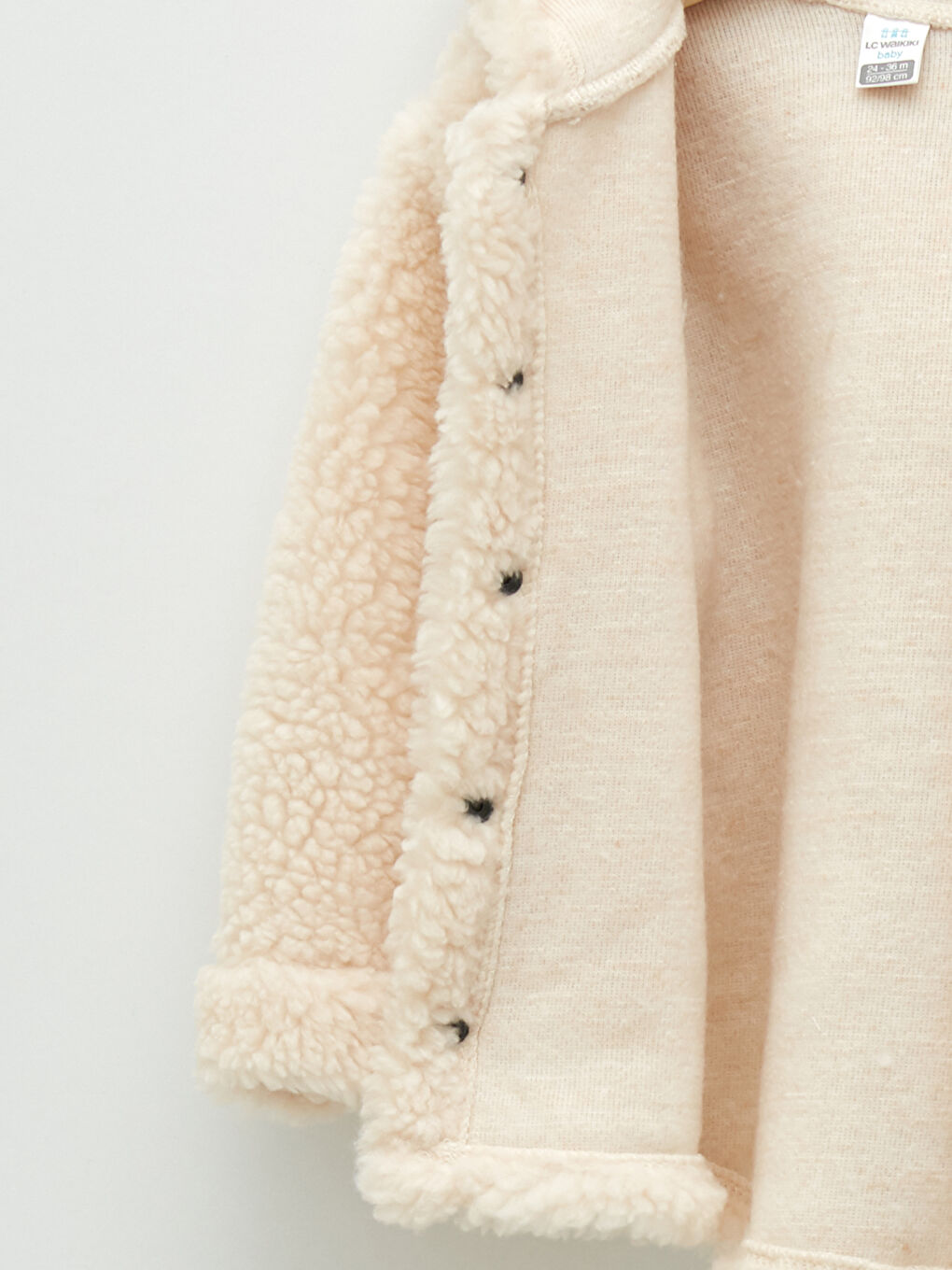 Chemise Basique à Capuche Manches Longues en Peluche pour Bébé Garçon-2