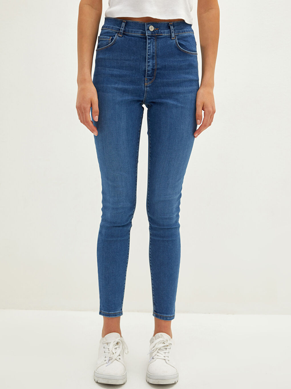 High Waisted Jupiter Super Skinny Fit Women's Jeans-3
