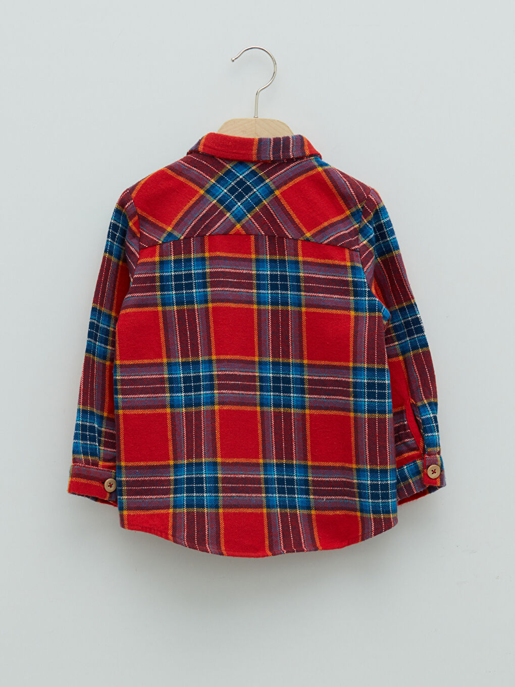 قميص أحمر طفل صغير-1