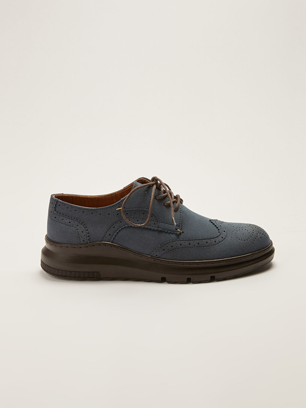 Pantofi Clasici pentru Bărbați cu Șireturi și Cusături Decorative-1