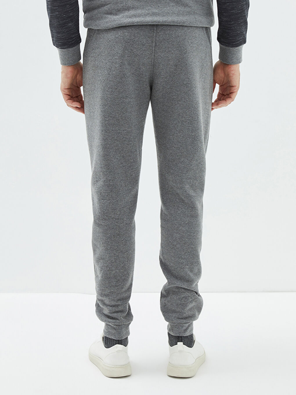 Antrasit Standart Kalıp Erkek Jogger Eşofman Altı-4