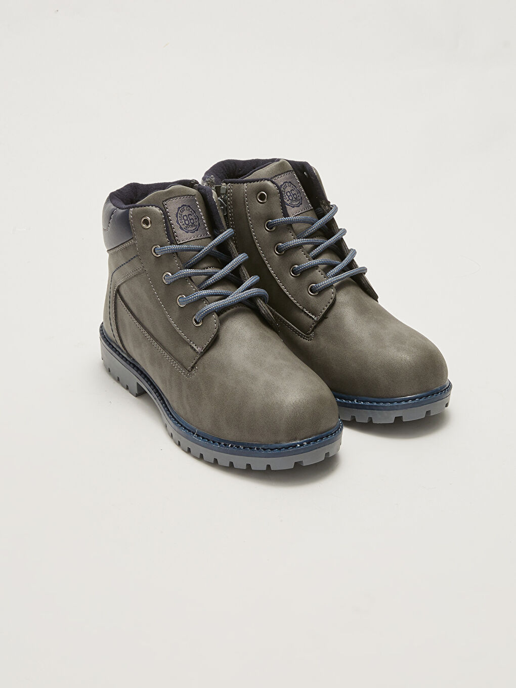 ұлдарға арналған жасанды былғары бау және сырмалы ілмек етік