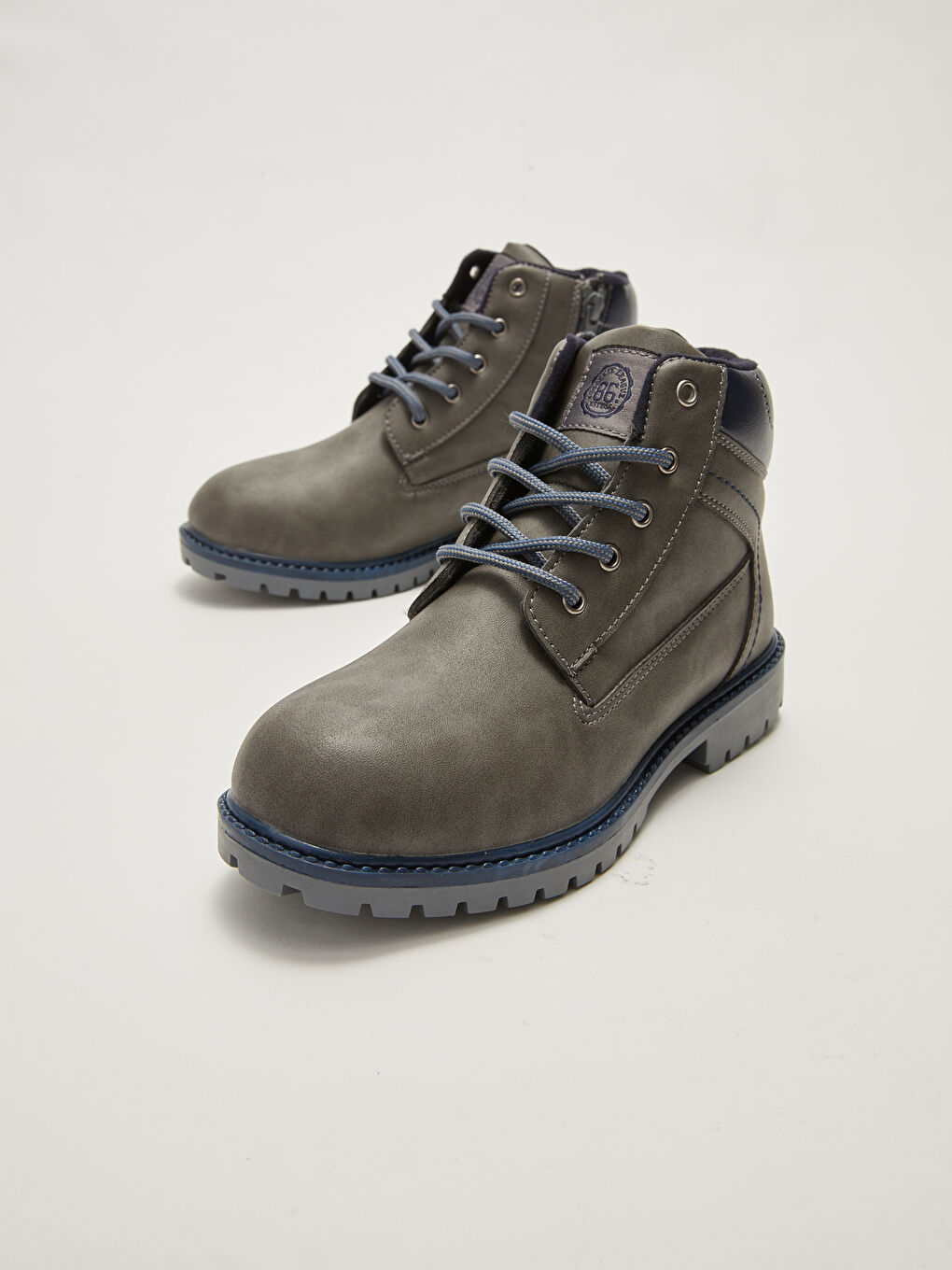 ұлдарға арналған жасанды былғары бау және сырмалы ілмек етік-2