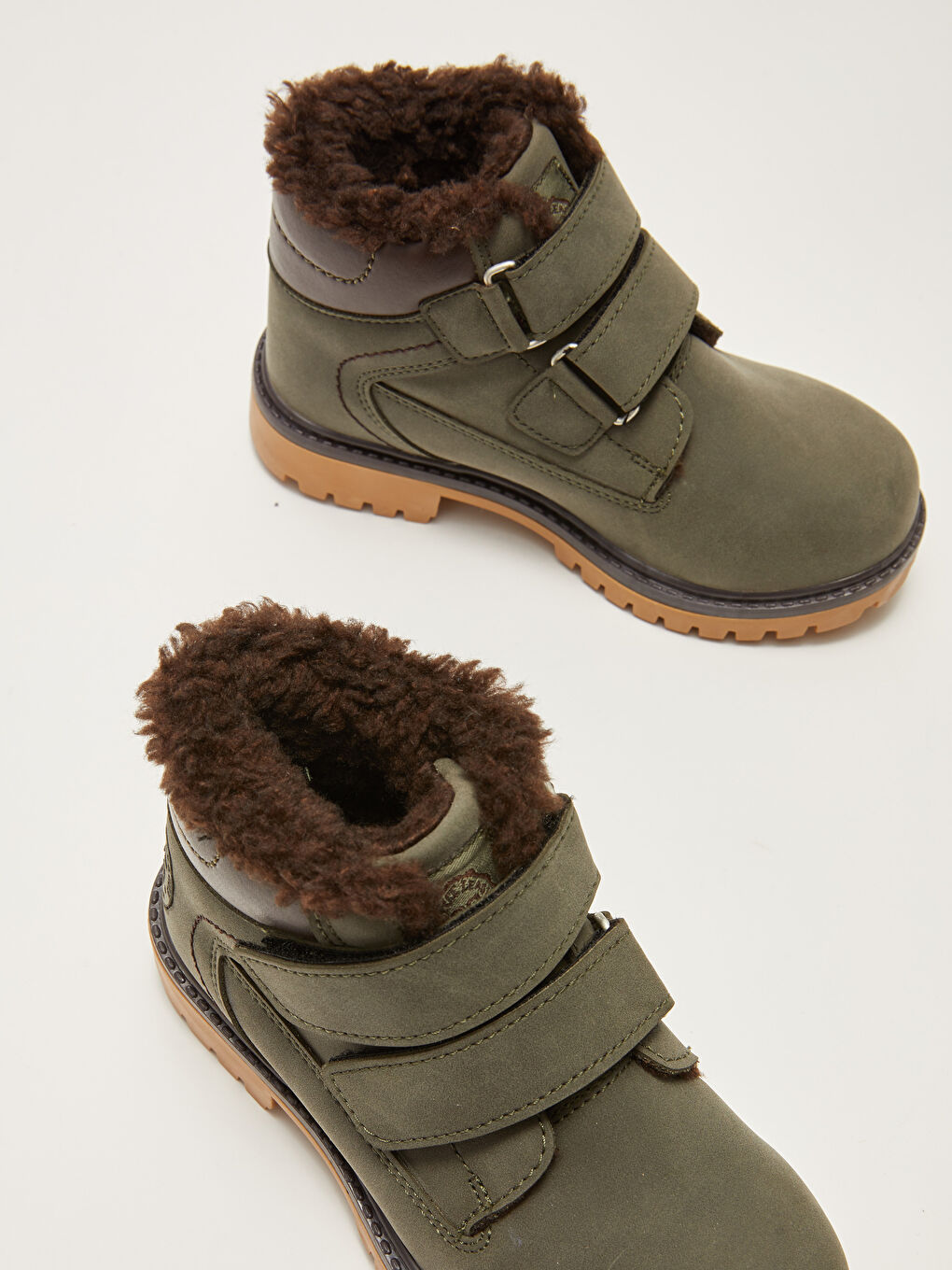 ұлдарға арналған жасанды былғары жапсырмалы етік-4